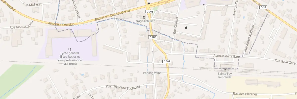 Plan du 1 Rue Jean Bottgen à Pineuilh