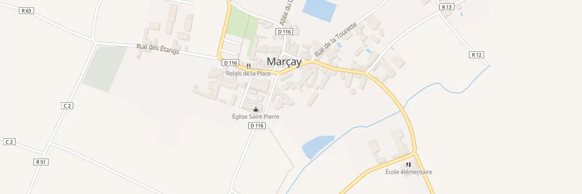 Plan du 3 Rue du Lavoir à Marçay