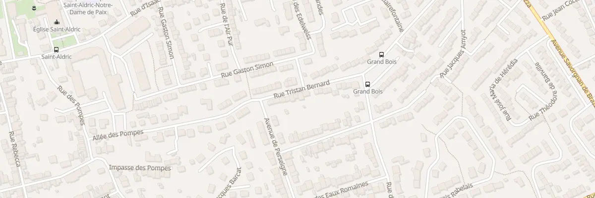 Plan du 68 Rue Tristan Bernard au Mans
