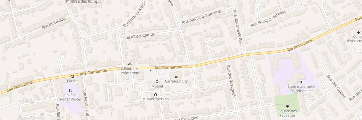 Plan du 223 Rue Premartine au Mans