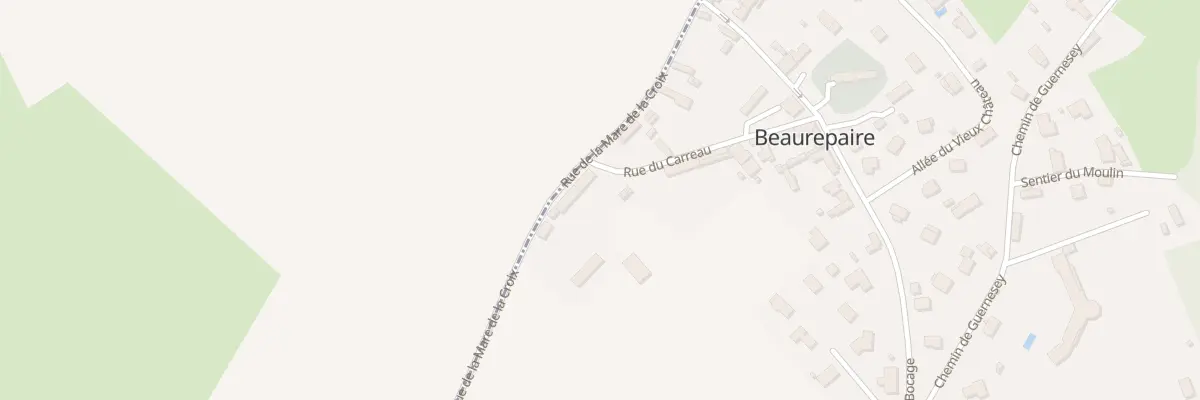 Plan du 14 Rue du Carreau à Beaurepaire