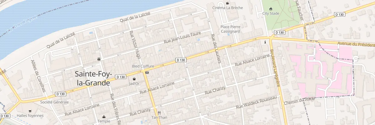 Plan du 99 Rue de la République à Sainte-Foy-la-Grande