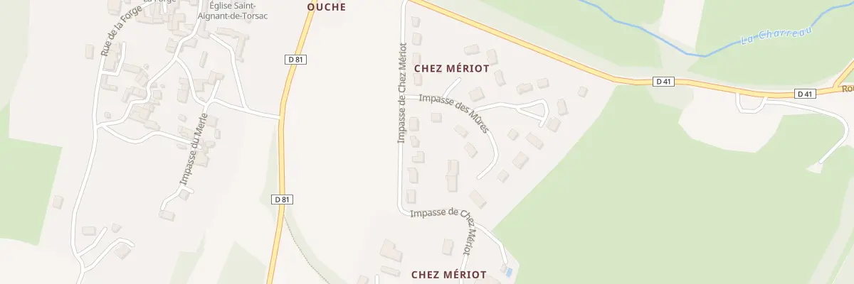Plan du 167 Imp de Chez Mériot à Torsac