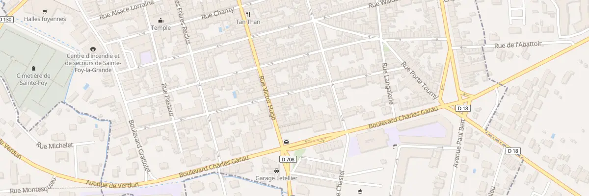 Plan du 55 Rue du Quatre Septembre à Sainte-Foy-la-Grande