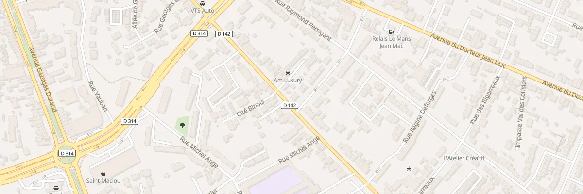 Plan du 34 Rue Andre Foucher au Mans