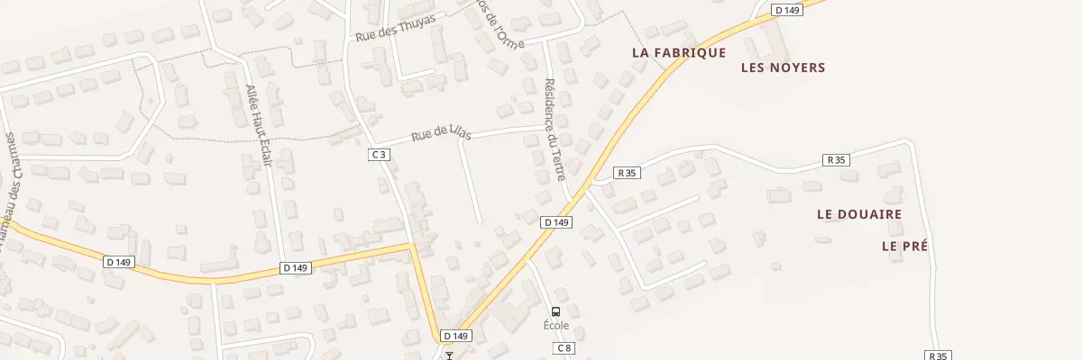 Plan du 3 Res du Tertre à Joué-l’Abbé
