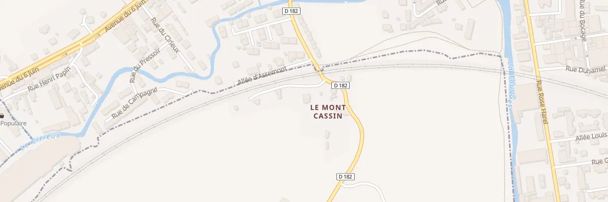 Plan du 236 Che d’Assemont à Saint-Désir