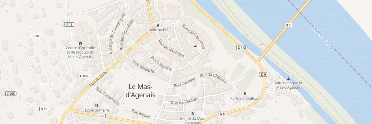 Plan du 10 Gr Grand Rue au Mas-d’Agenais