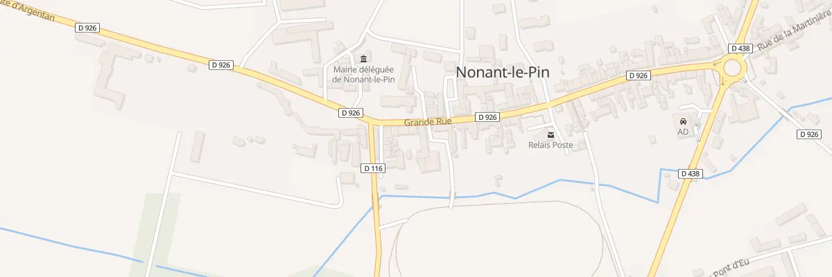 Plan du 194A Grande Rue à Merlerault-le-Pin