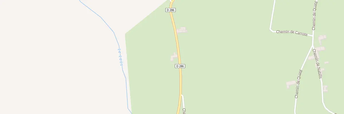 Plan du 4250 Rte Départementale 286 à Troncens