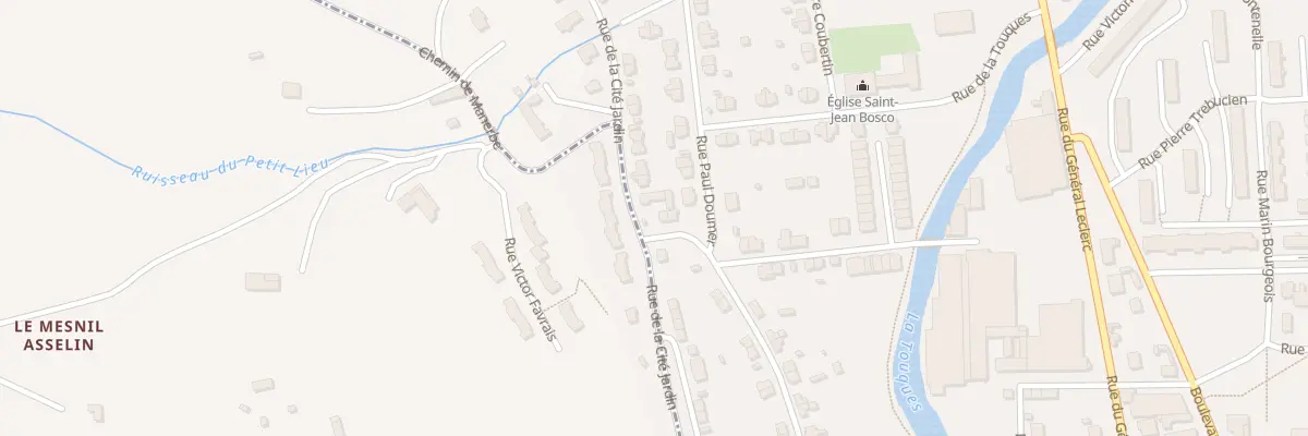 Plan du 36 Rue Ernest Manchon à Lisieux