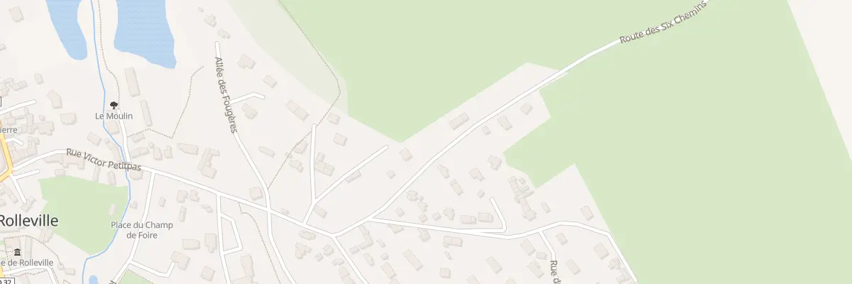 Plan du 3 Rue des Six Chemins à Rolleville