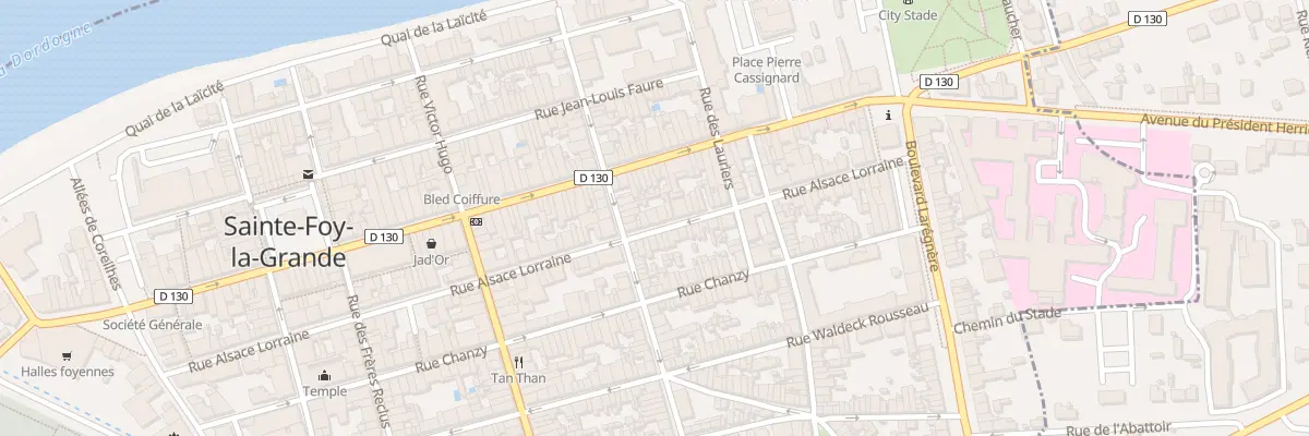 Plan du 86 Rue Alsace Lorraine à Sainte-Foy-la-Grande