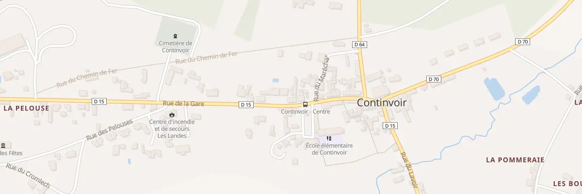 Plan du 6 Rue de la Gare à Continvoir
