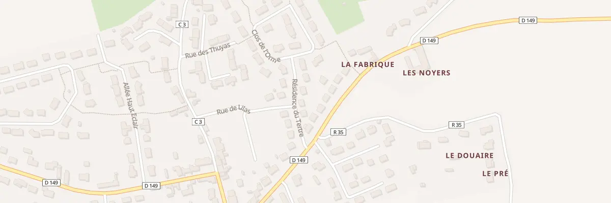 Plan du 11 Res du Tertre à Joué-l’Abbé