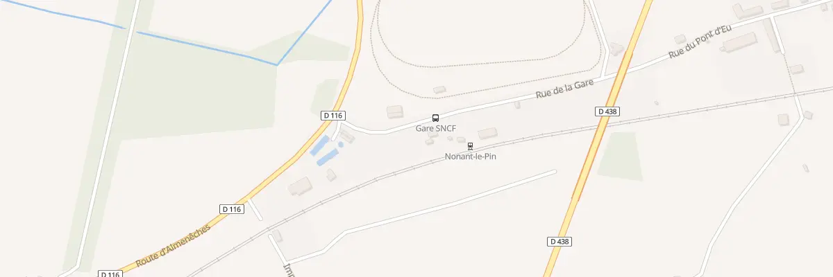Plan du 1 Rue de la Gare à Merlerault-le-Pin