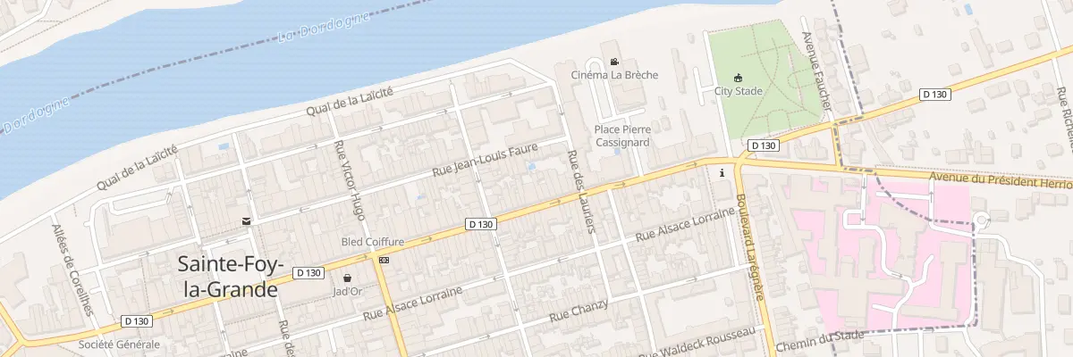 Plan du 120 Rue de la République à Sainte-Foy-la-Grande