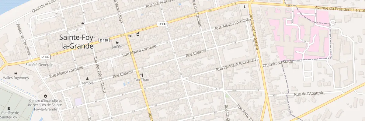 Plan du 73 Rue Chanzy à Sainte-Foy-la-Grande