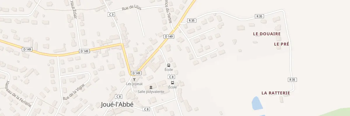 Plan du 5 Rte de la Trugalle à Joué-l’Abbé