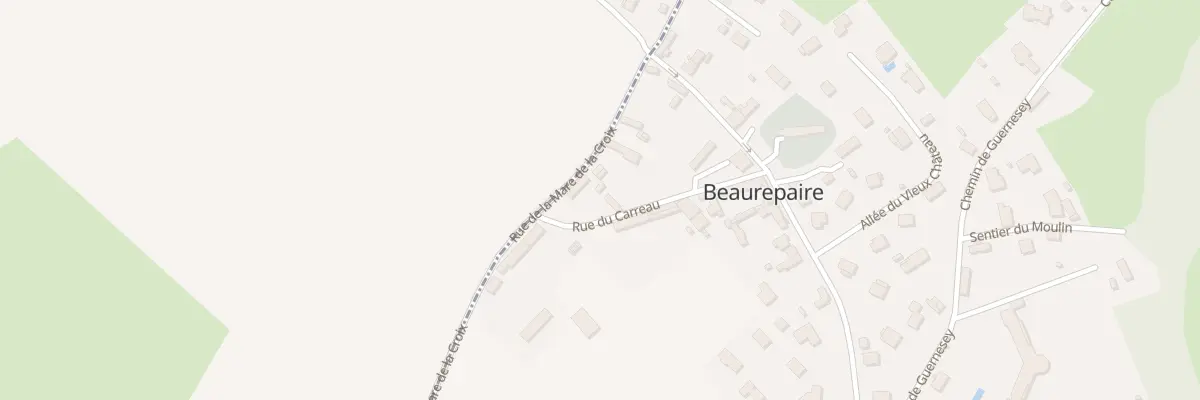 Plan du 5 Rue du Carreau à Beaurepaire