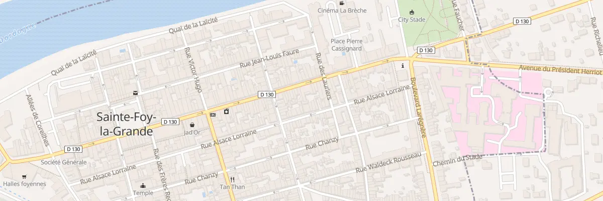 Plan du 115 Rue de la République à Sainte-Foy-la-Grande