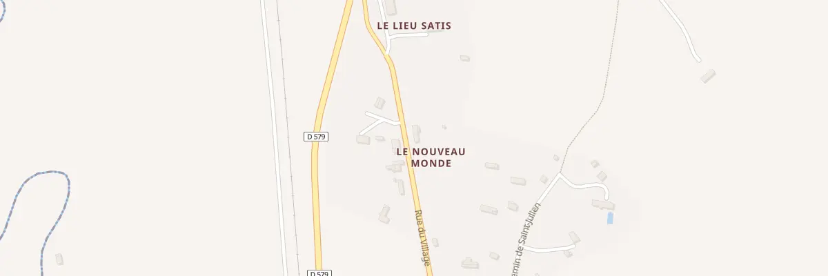 Plan du 1334 Rue du Village à Manneville-la-Pipard