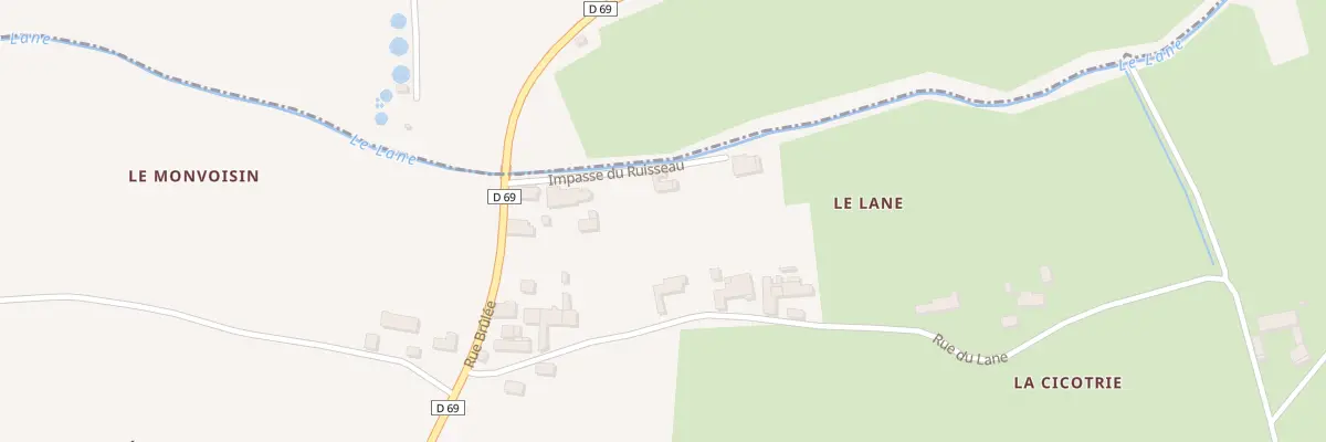 Plan du 106 Imp du Ruisseau à La Chapelle-sur-Loire