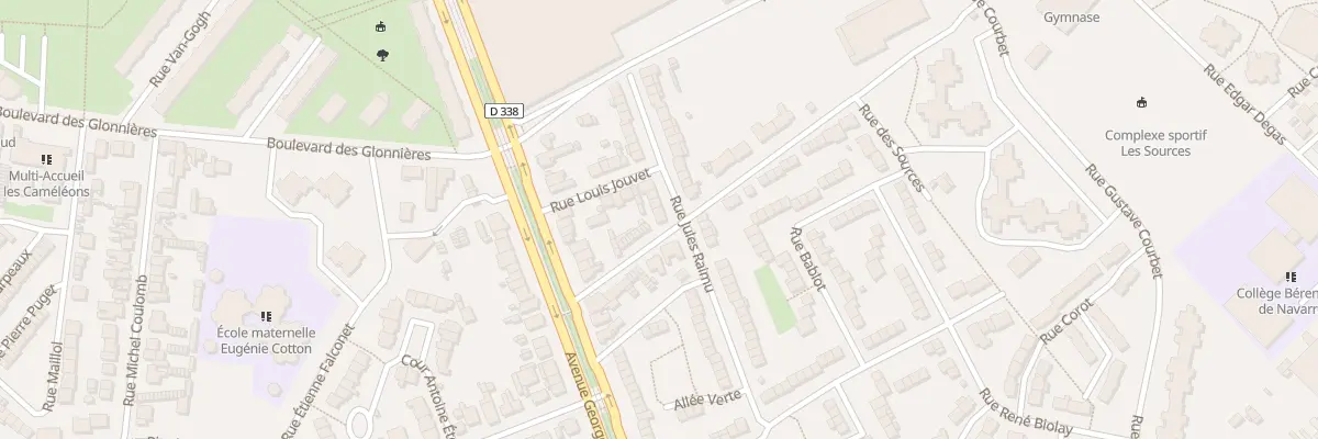 Plan du 30 Rue Jules Raimu au Mans