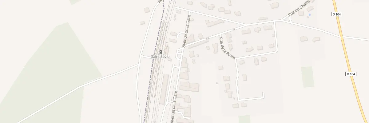 Plan du 3 Av de la Gare à Val-de-Comporté