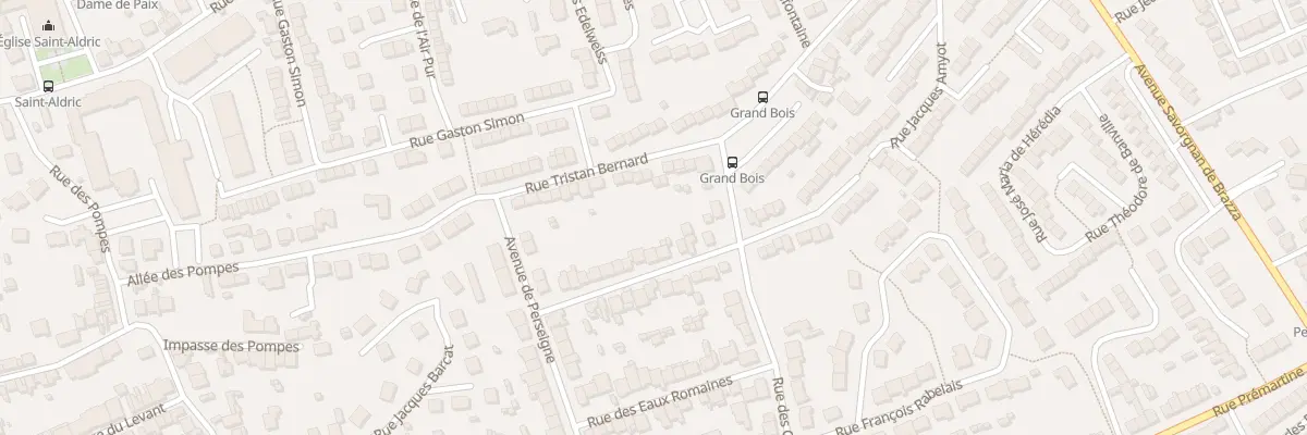 Plan du 21 Rue de l’Aqueduc au Mans