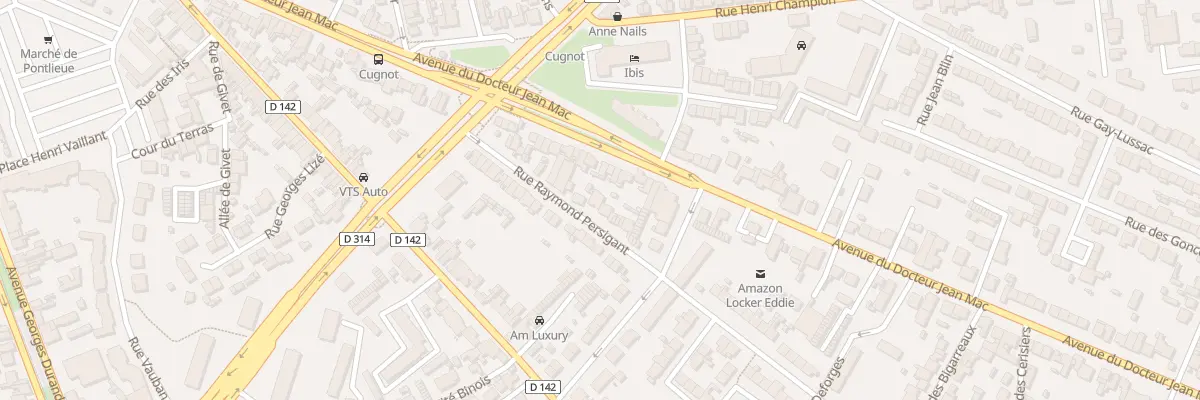 Plan du 29 Rue Raymond Persigan au Mans