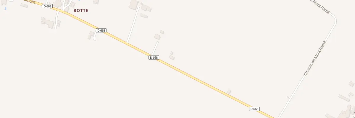 Plan du 2655 Rte de Miramont à Duras