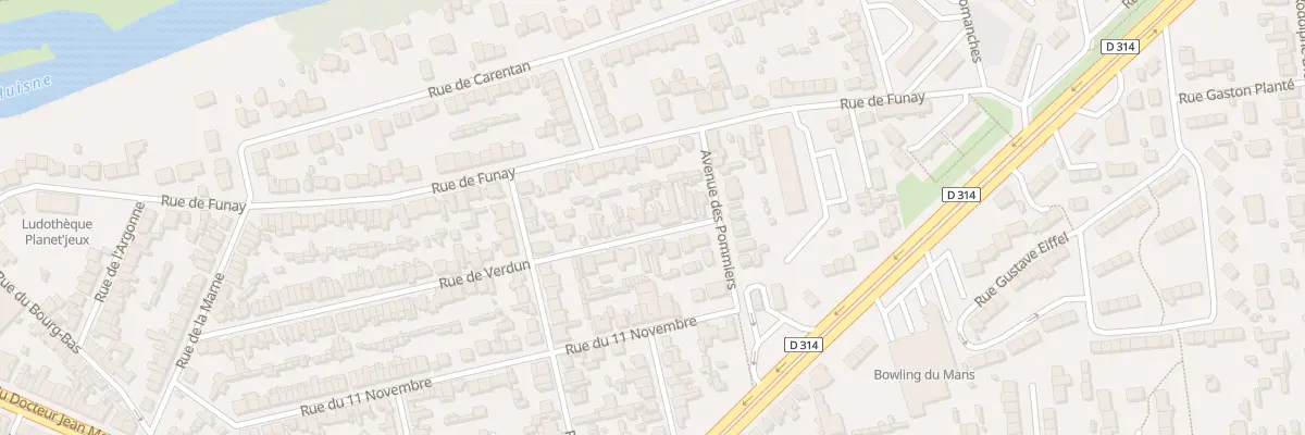 Plan du 77 Rue de Verdun au Mans
