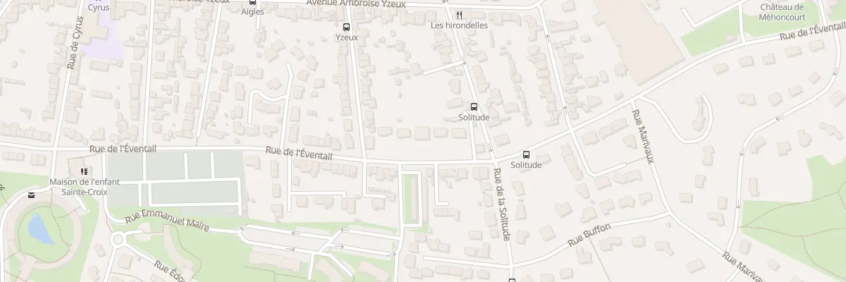 Plan du 135 Rue de l’Eventail au Mans