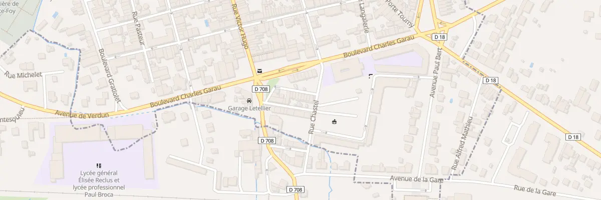 Plan du 15 Rue Etienne Matignon à Sainte-Foy-la-Grande