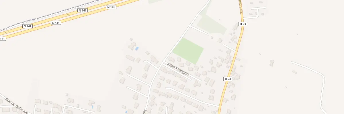 Plan du 15 All Ysengrin à Ruelle-sur-Touvre