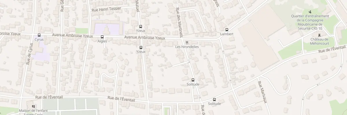 Plan du 6 Rue des Hirondelles au Mans