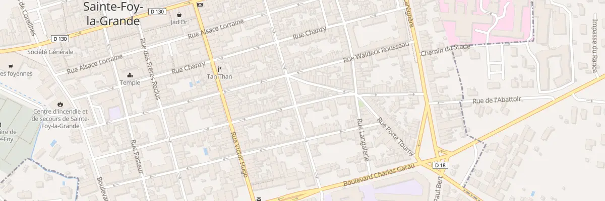 Plan du 68 Rue Marceau à Sainte-Foy-la-Grande