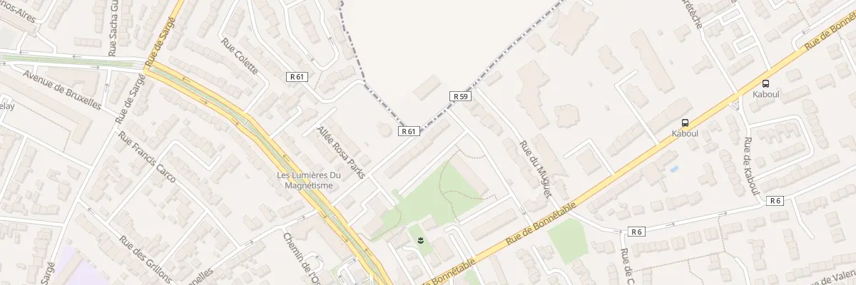 Plan du 124 Rue des Fontenelles au Mans