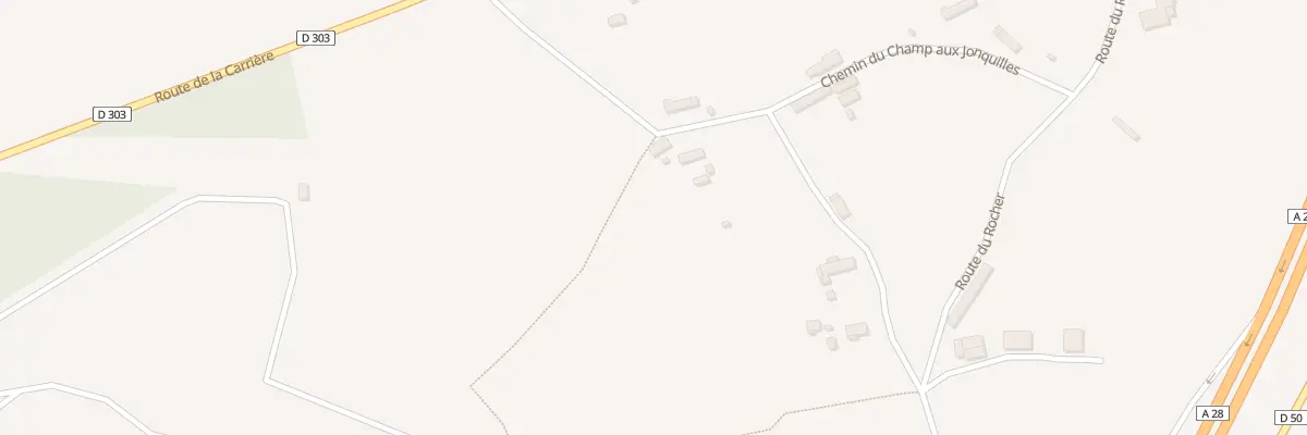 Plan du 170 Rte du Rocher à Chailloué