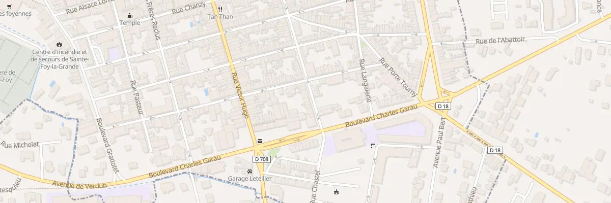 Plan du 97 Rue Jean-jacques Rousseau à Sainte-Foy-la-Grande