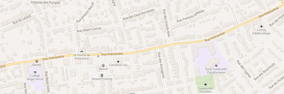 Plan du 1 Rue Edouard Dunas au Mans