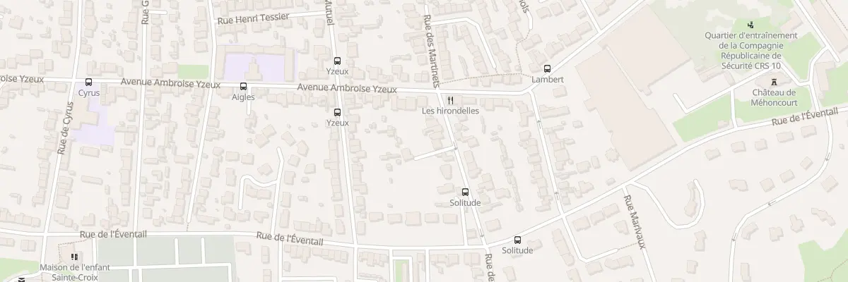 Plan du 8 Rue des Hirondelles au Mans