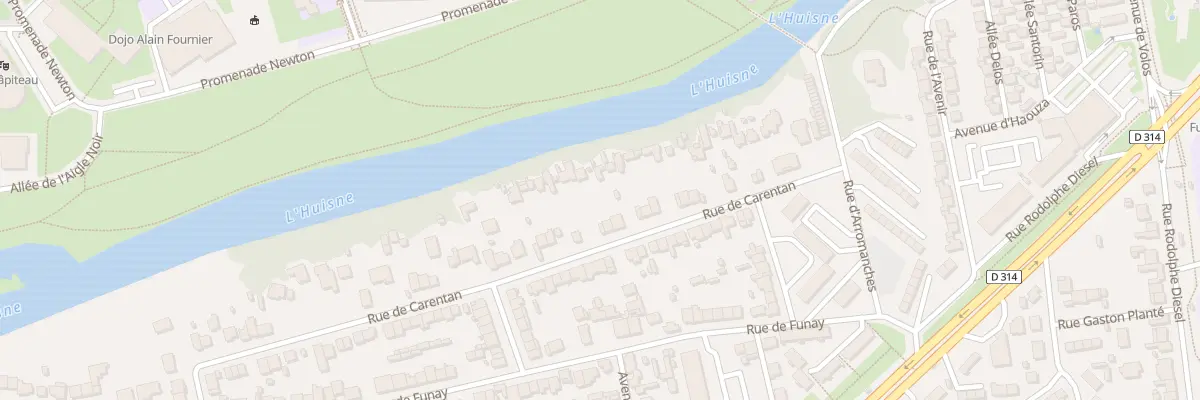 Plan du 79 Rue de Carentan au Mans