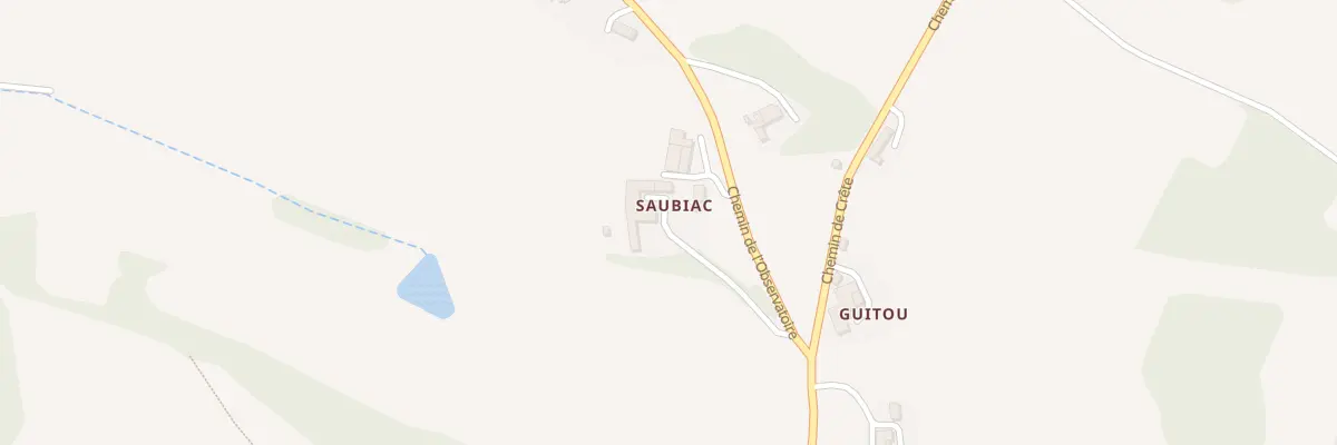 Plan du 5019 Saubiac à Monlezun