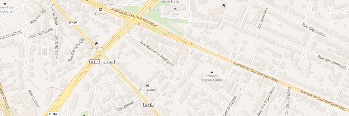 Plan du 41 Rue Raymond Persigan au Mans