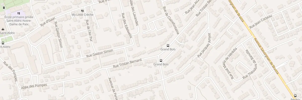 Plan du 89 Rue Tristan Bernard au Mans
