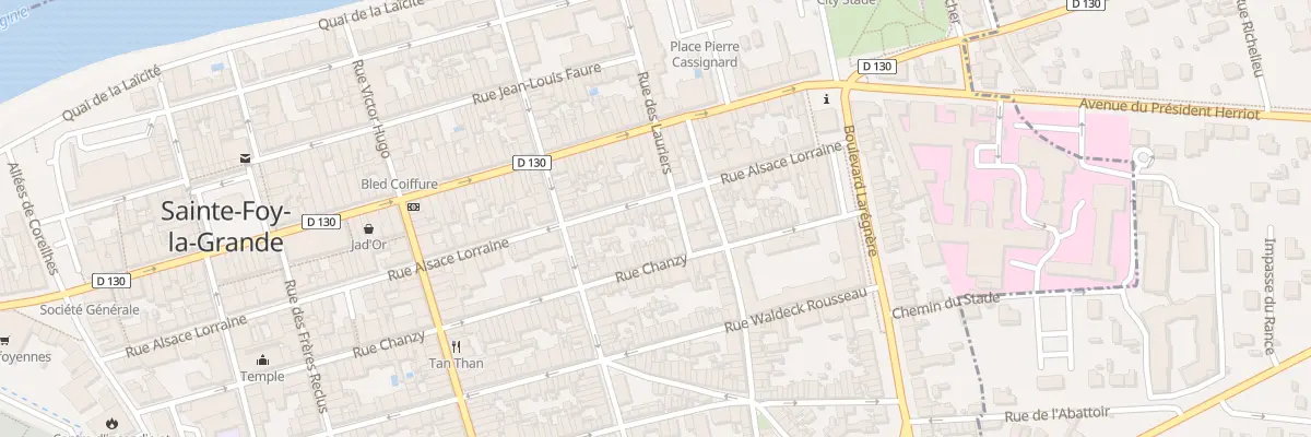 Plan du 87 Rue Alsace Lorraine à Sainte-Foy-la-Grande