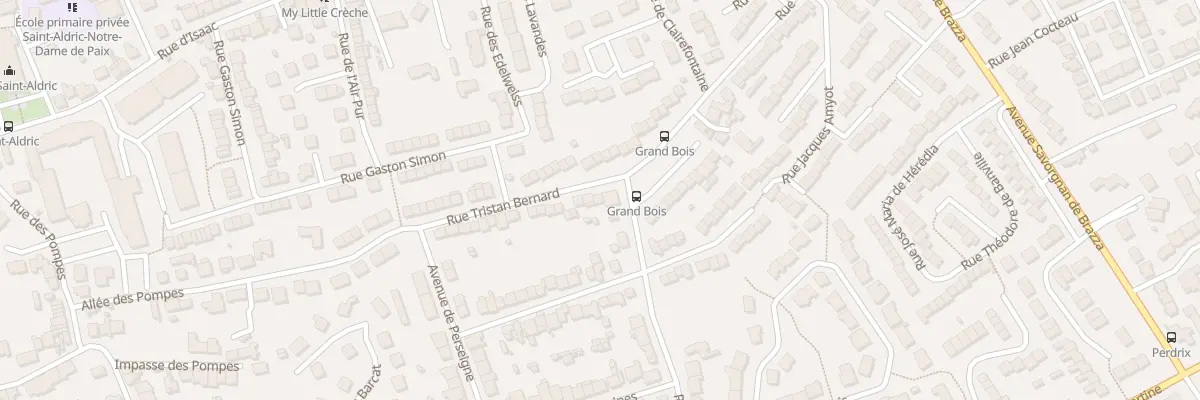 Plan du 86 Rue Tristan Bernard au Mans