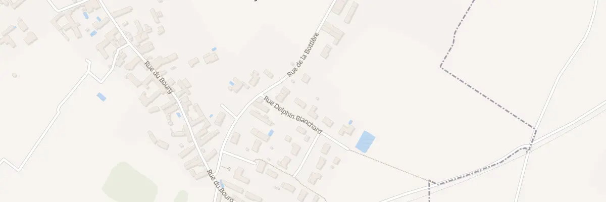 Plan du 1 Rue Delphin Blanchard à Yversay
